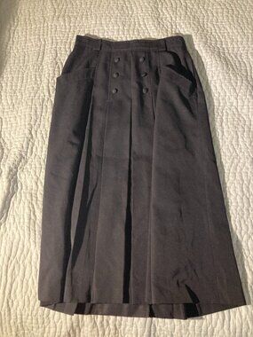 vintage Ravens wool blend pleated skirt size 14